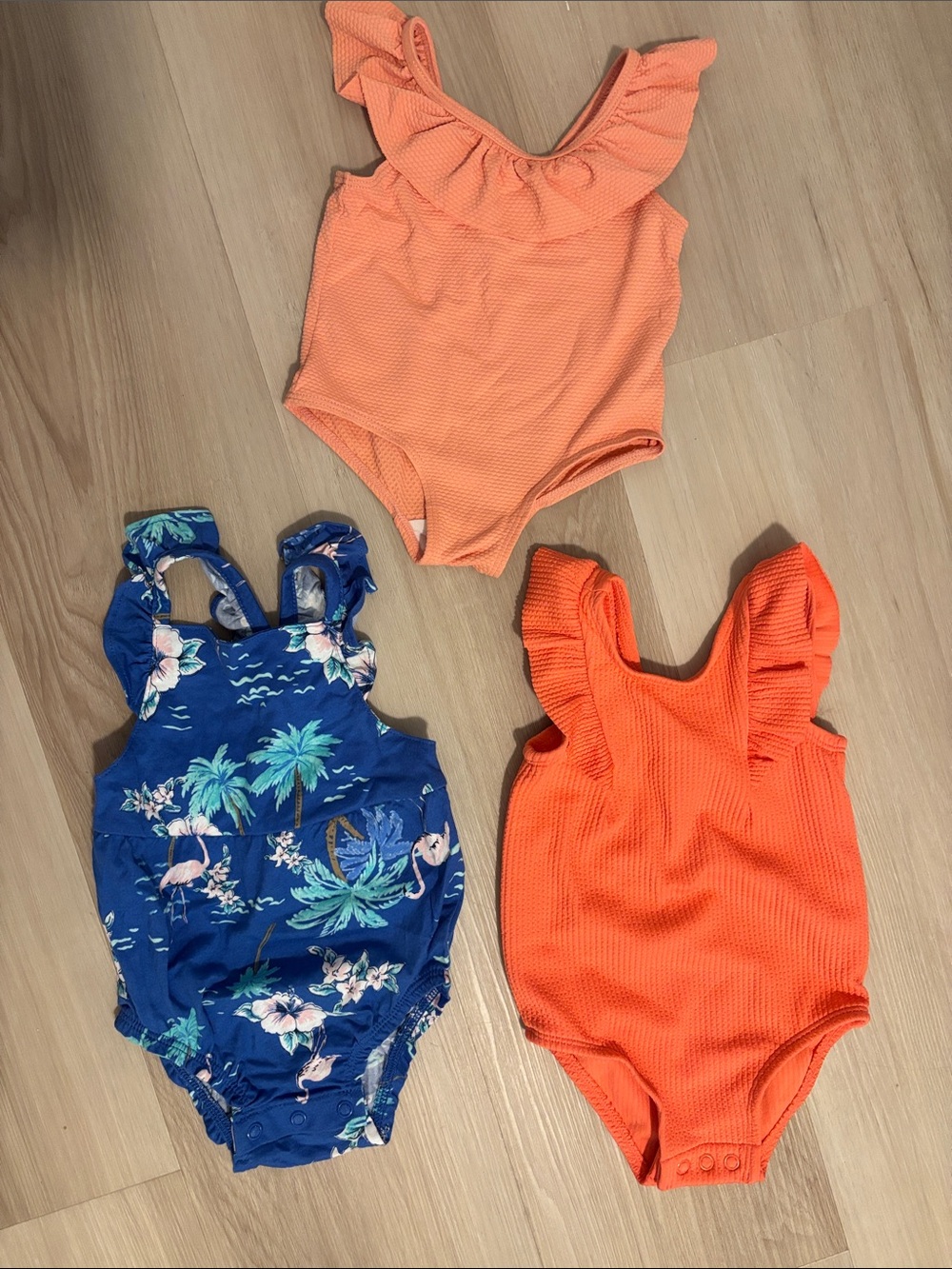 Swimsuit bundle for girls from new born to 12 months
